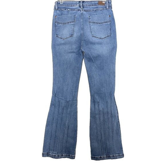 Judy Blue Boot Cut Jeans 11/30 Light Wash JB88620 Stretch Denim Seam Detail - Picture 3 of 9